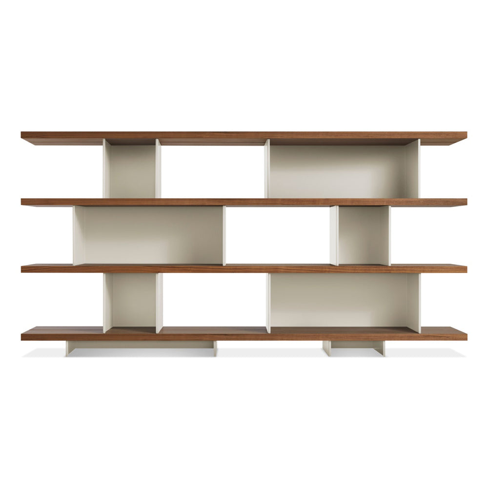 Happy Day Shelving 4 Shelf Shelves BluDot White Oak / Putty