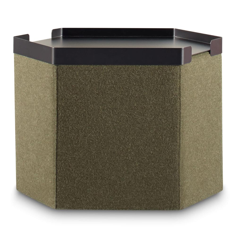 Hecks Ottoman Tray Accessories BluDot Black