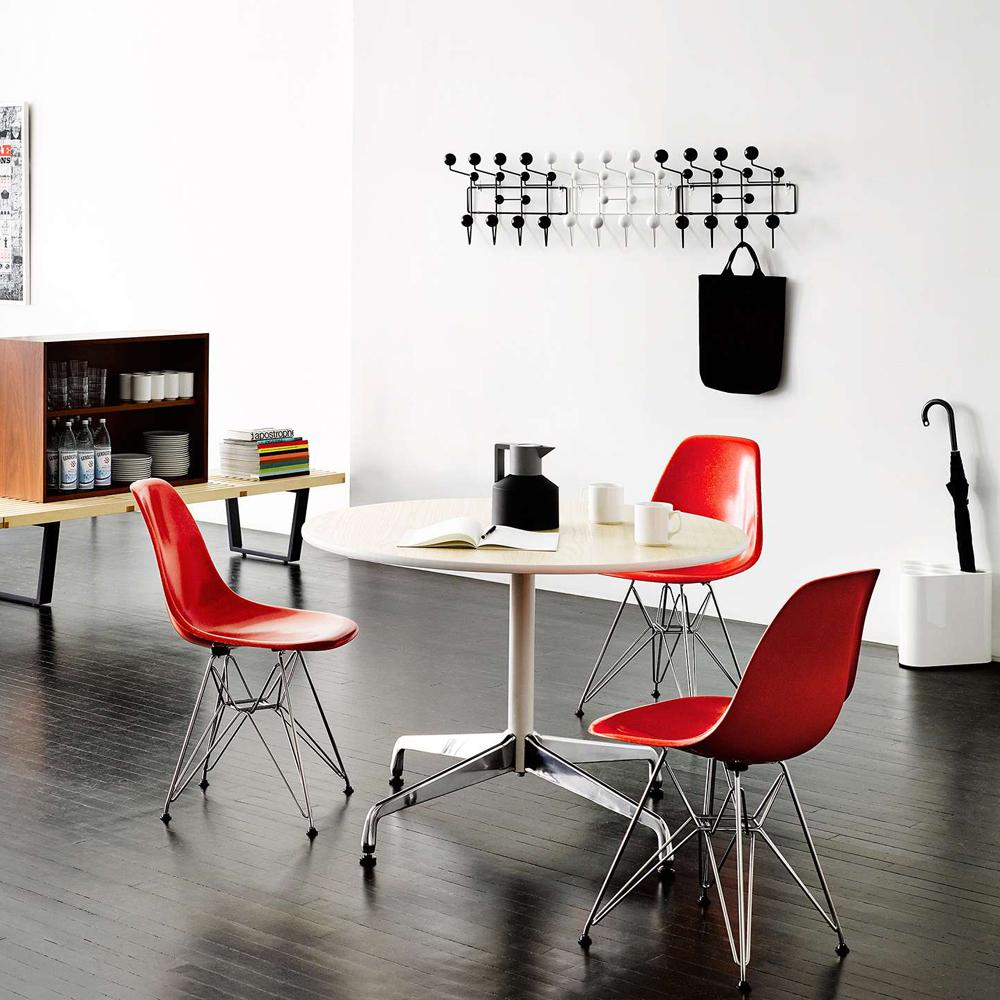 Eames Molded Fiberglass Side Chair with Wire Base Side/Dining herman miller