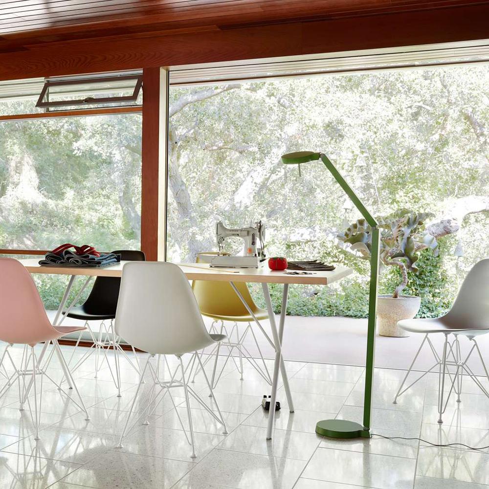 Eames Molded Fiberglass Side Chair with Wire Base Side/Dining herman miller