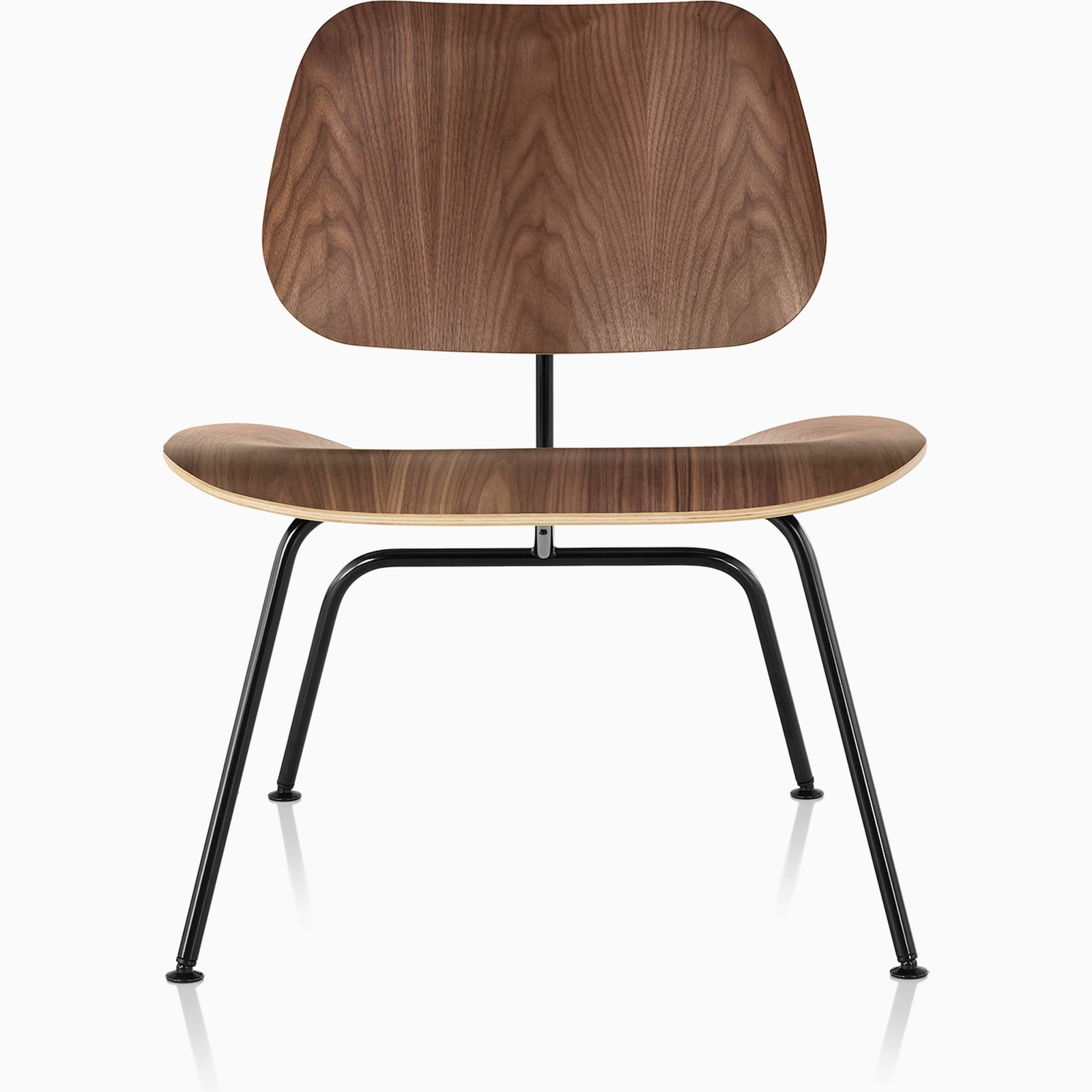 Eames Molded Plywood Lounge Chair with Metal Base lounge chair herman miller