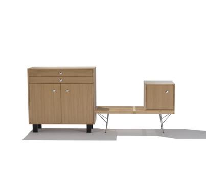 Nelson Platform Bench - Metal Legs Benches herman miller