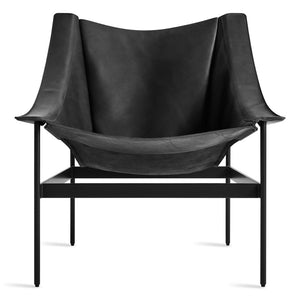 Heyday Lounge Chair lounge chair BluDot Black Leather 