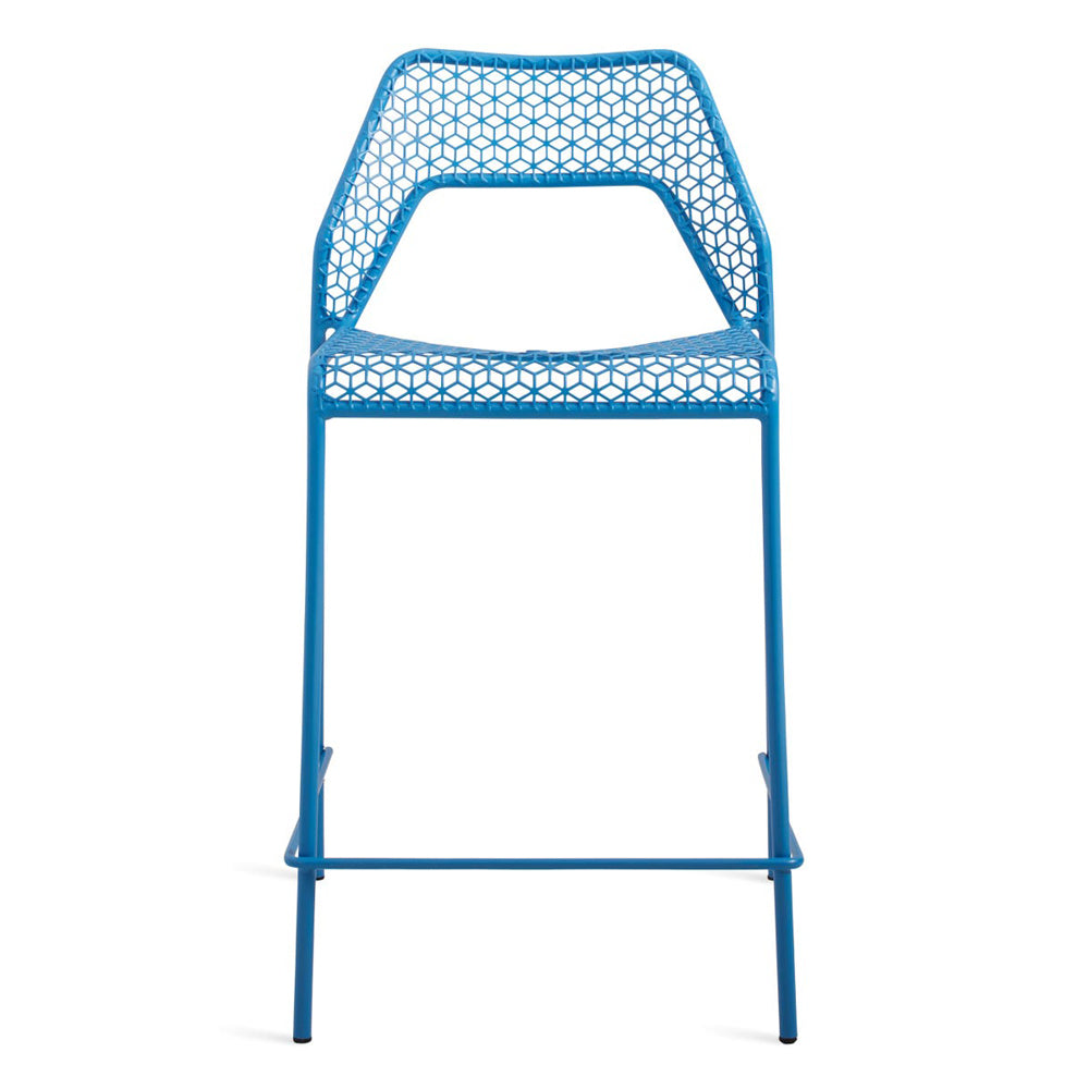 Hot Mesh Counter Stool bar seating BluDot Simple Blue