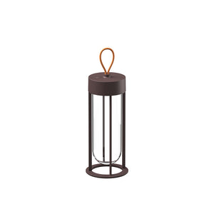 In Vitro Unplugged Portable Lamp Outdoors Flos Deep Brown 2700K 