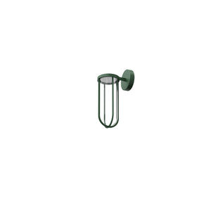 In Vitro Wall Sconce Outdoor Lighting Outdoor Lighting Flos Forest Green 2700K Non Dimmable