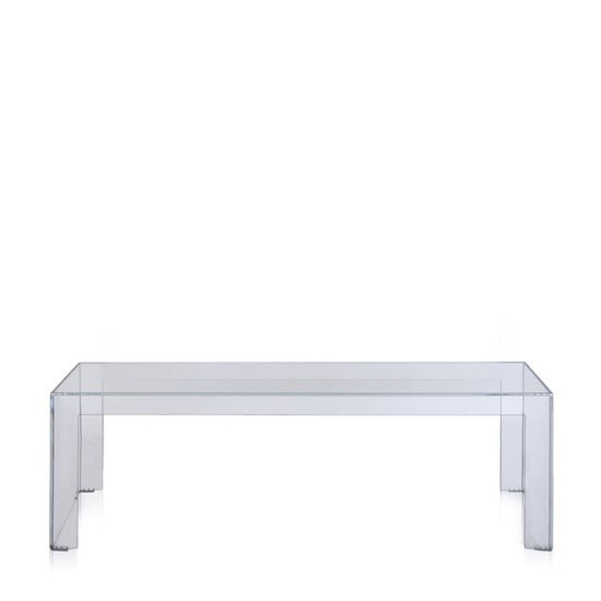 Invisible Side Coffee Tables Kartell Invisible Side - High 15.7" H Transparent Crystal