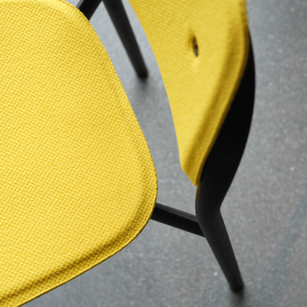 Iquo Chair Armless with Upholstered Seat & Back Side/Dining Knoll