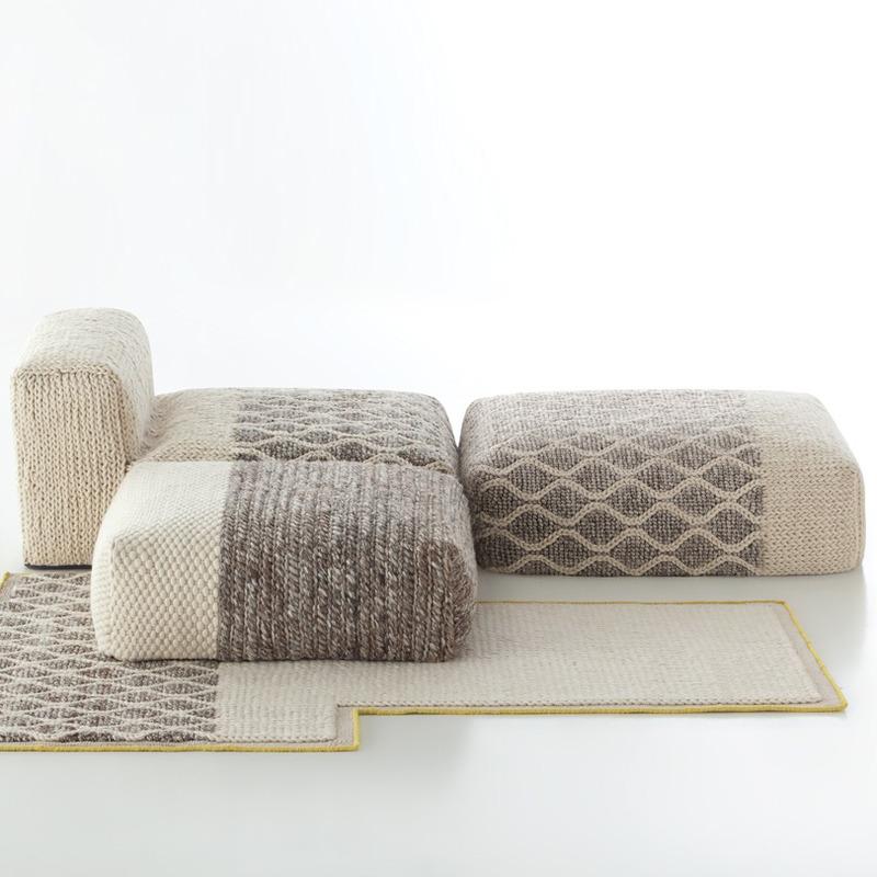 Module Rhombus Pouf modular lounge Gan