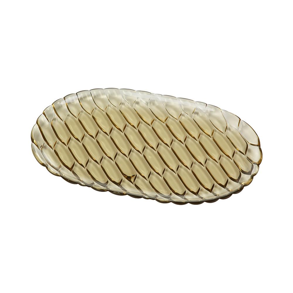 Jellies Oval Tray Set of 4 serving bowl Kartell Green - Set of 4