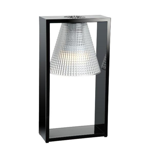 Light Air Lamp Shade - Sculpted Table Lamps Kartell Black Crystal