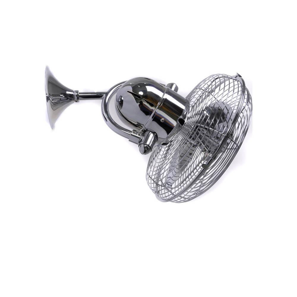 Kaye Wall/Ceiling Fan wall/ceiling fan Matthews Fan Company Polished Chrome