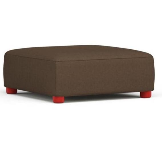 Barber & Osgerby Ottoman - Medium ottomans Knoll Red Hourglass - Mocha