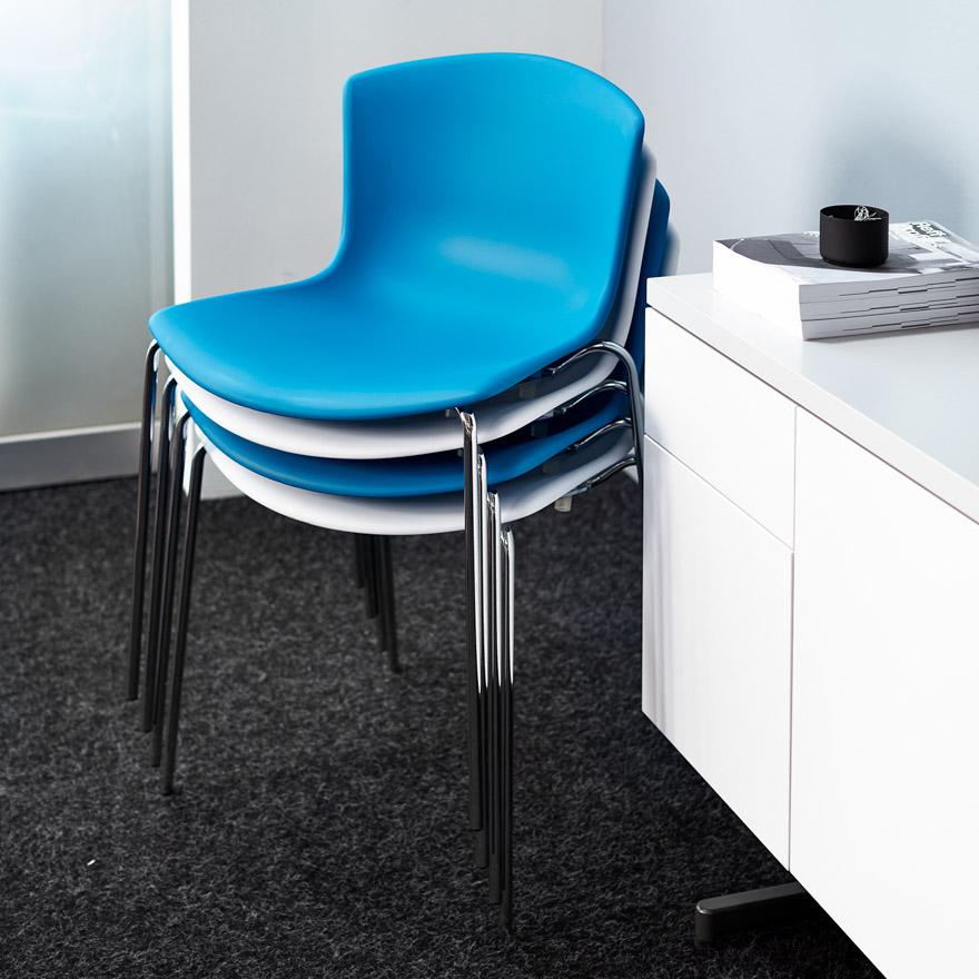 Bertoia Molded Shell Side Chair - Stacking Side/Dining Knoll