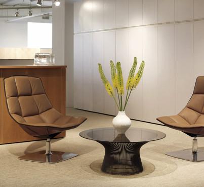 Jehs+Laub Pedestal Base Lounge Collection lounge chair Knoll