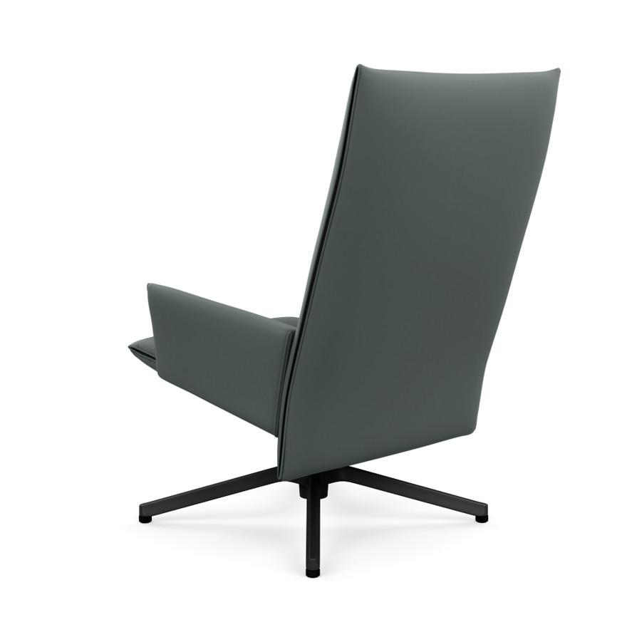Pilot High Back Lounge Chair With Upholstered Arms lounge chair Knoll