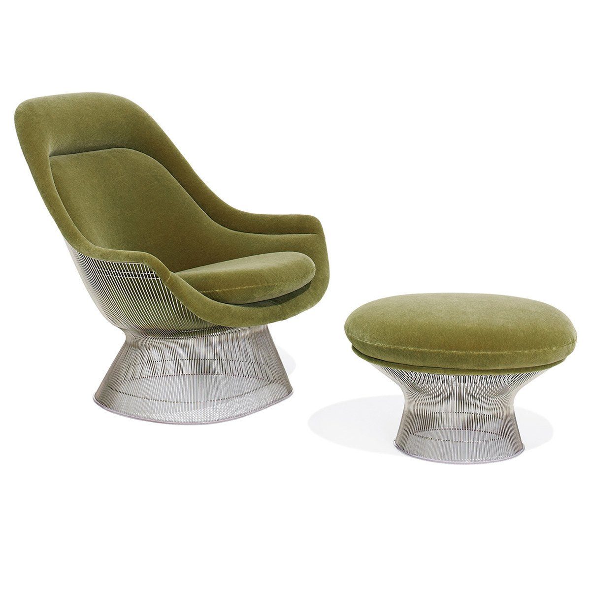 Platner Easy Chair and Ottoman lounge chair Knoll