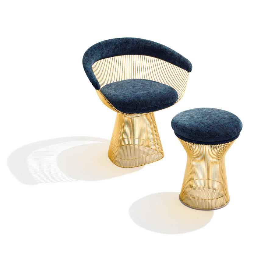 Platner Stool - Gold Stools Knoll