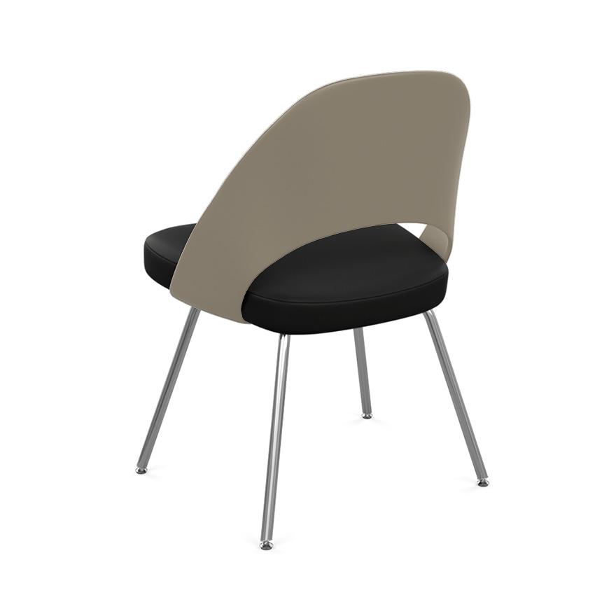 Saarinen Executive Plastic Back Chair With Tubular Legs Side/Dining Knoll