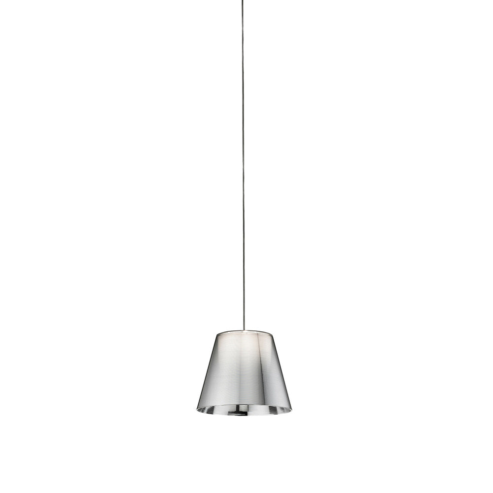 Ktribe S1 Suspension Lamp hanging lamps Flos Aluminized Silver Halogen
