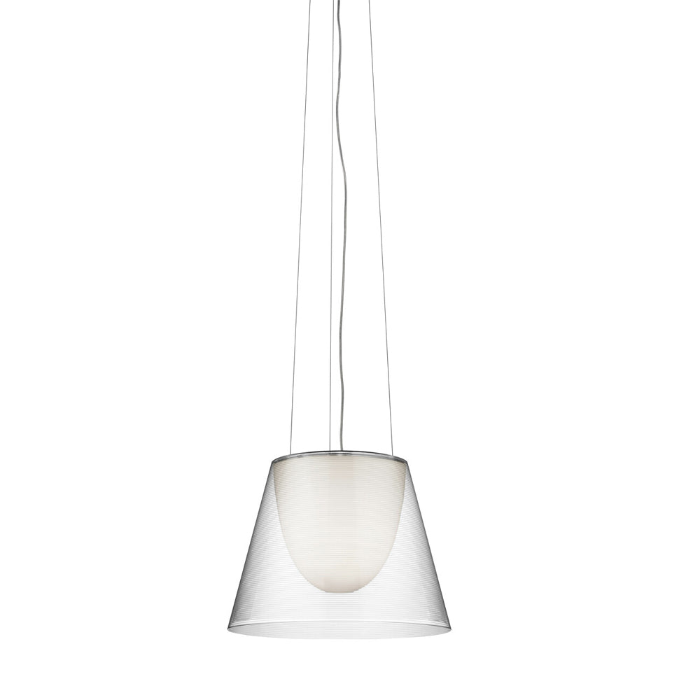 Ktribe S2 Suspension Lamp hanging lamps Flos Transparent Halogen