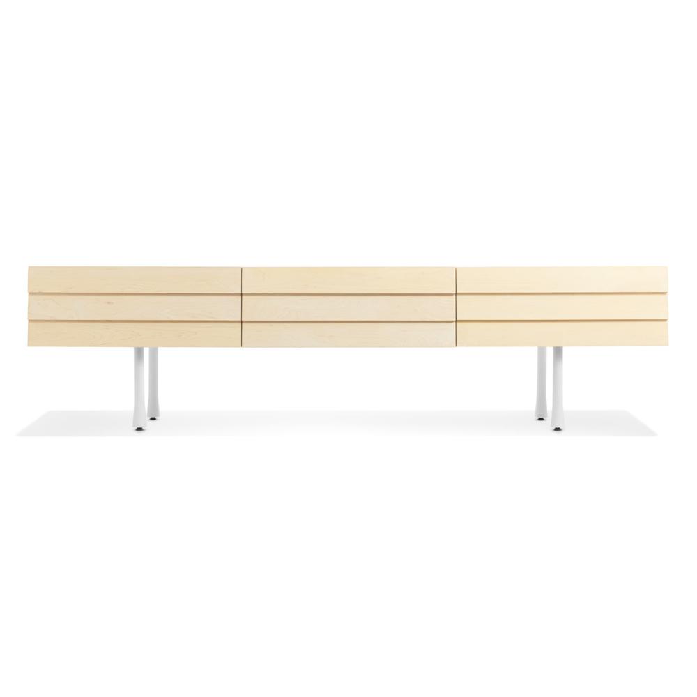 Lap Long and Low storage BluDot Whitewashed Maple / White