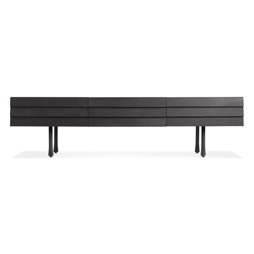 Lap Long and Low storage BluDot Black on Ash / Black