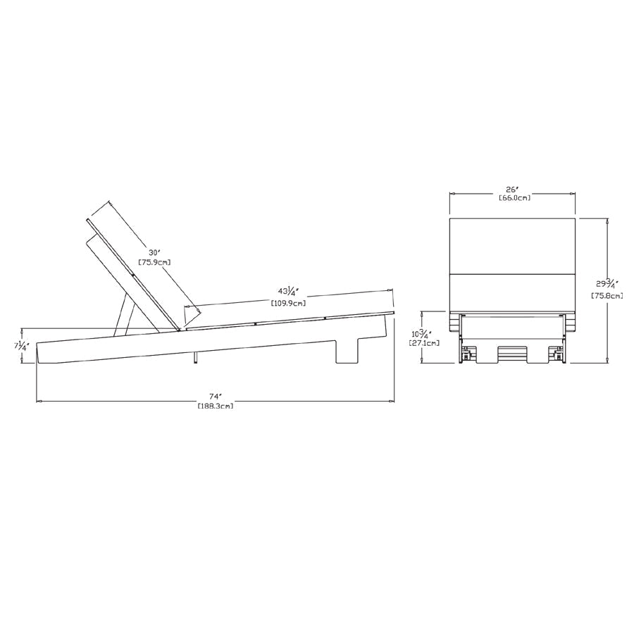 Lollygagger Chaise lounge chairs Loll Designs