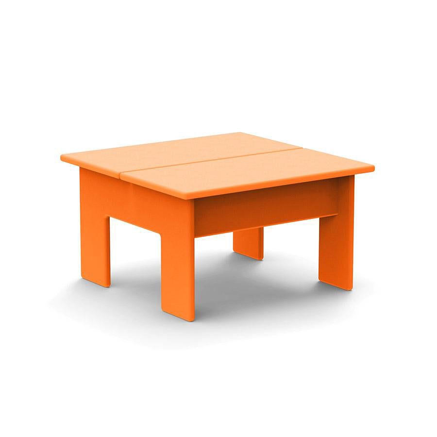 Lollygagger Ottoman/Side Table ottomans Loll Designs Sunset Orange