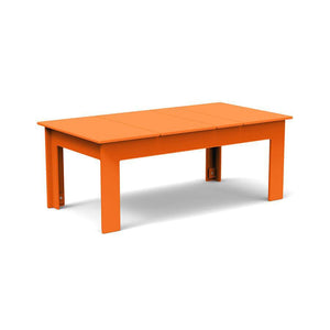 Lollygagger Rectangular Cocktail Table Coffee Tables Loll Designs Small: 42" Width Sunset Orange 