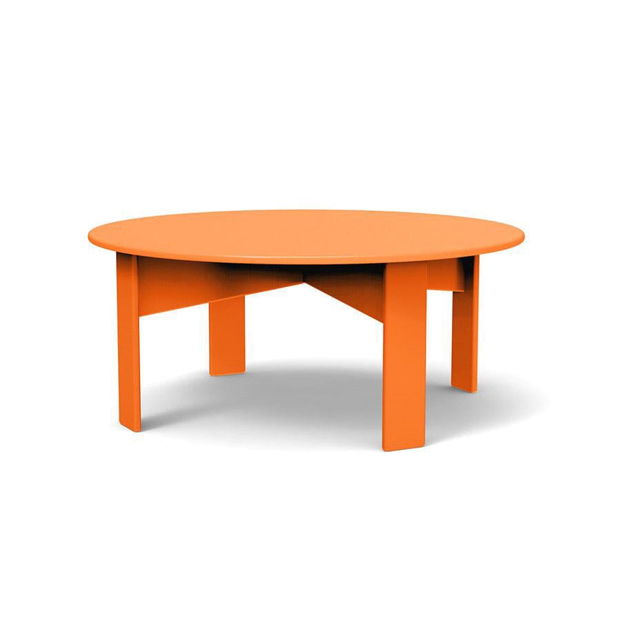 Lollygagger Round Cocktail Table Dining Tables Loll Designs Sunset Orange