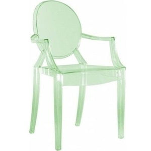 Louis Ghost Side/Dining Kartell Crystal Green 