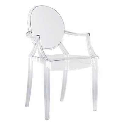 Louis Ghost Side/Dining Kartell Transparent Crystal