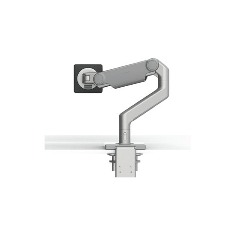 M8.1 Monitor Arm - Single Monitor (Quickship) Accessories humanscale Silver with Grey Trim