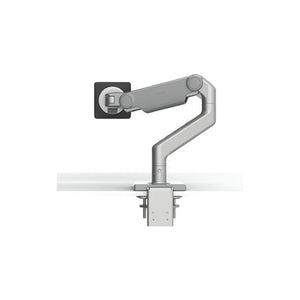 M8.1 Monitor Arm - Single Monitor (Quickship) Accessories humanscale Silver with Grey Trim 