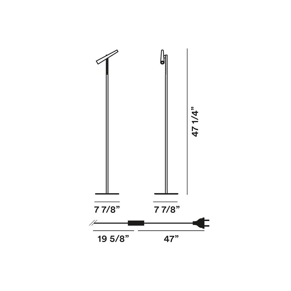 Magneto floor Lamp Floor Lamps Foscarini