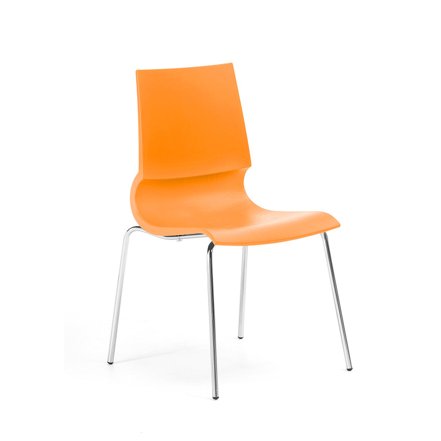 Gigi Armless Chair Chairs Knoll Mango No Tablet Arms