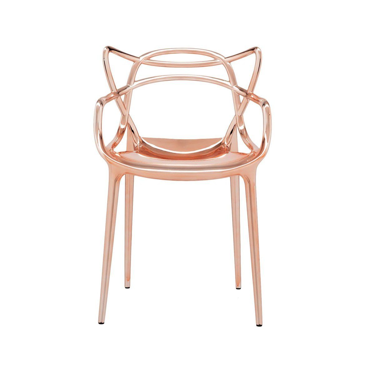 Masters Chair Metallic Side/Dining Kartell Copper