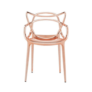 Masters Chair Metallic Side/Dining Kartell Copper 
