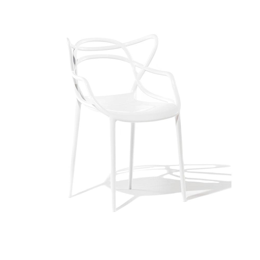 Masters Chair 4-Pack Special Price Side/Dining Kartell White 4 Chairs