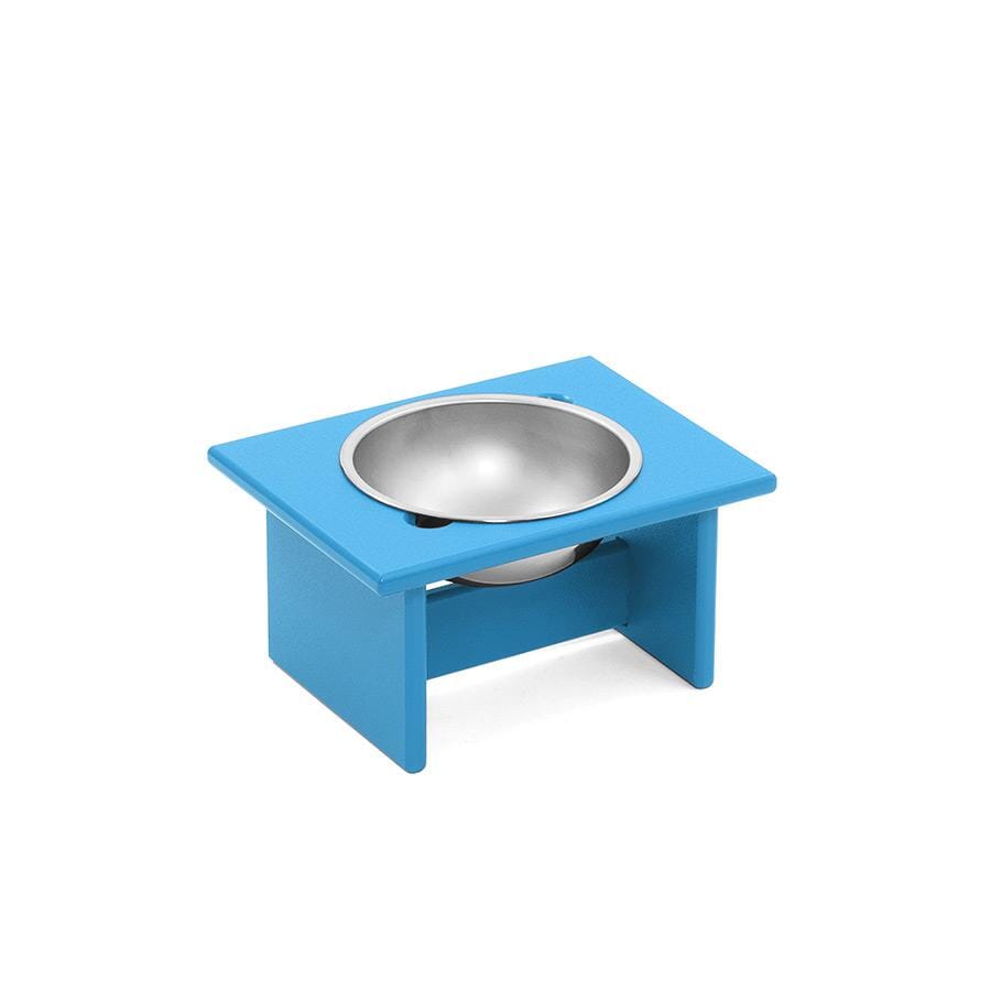 Minimalist Single Dog Bowl Stools Loll Designs Sky Blue Small: 9.5 In Width