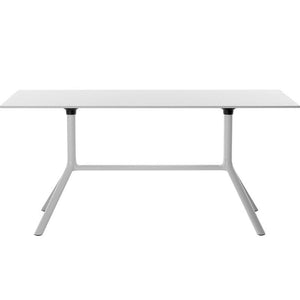 Miura Rectangular Folding Table Tables Plank White 