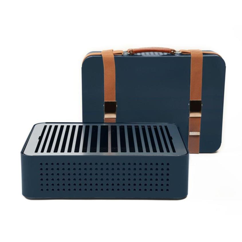 Mon Oncle 17.3" Charcoal Grill Kitchen RS Barcelona Blue