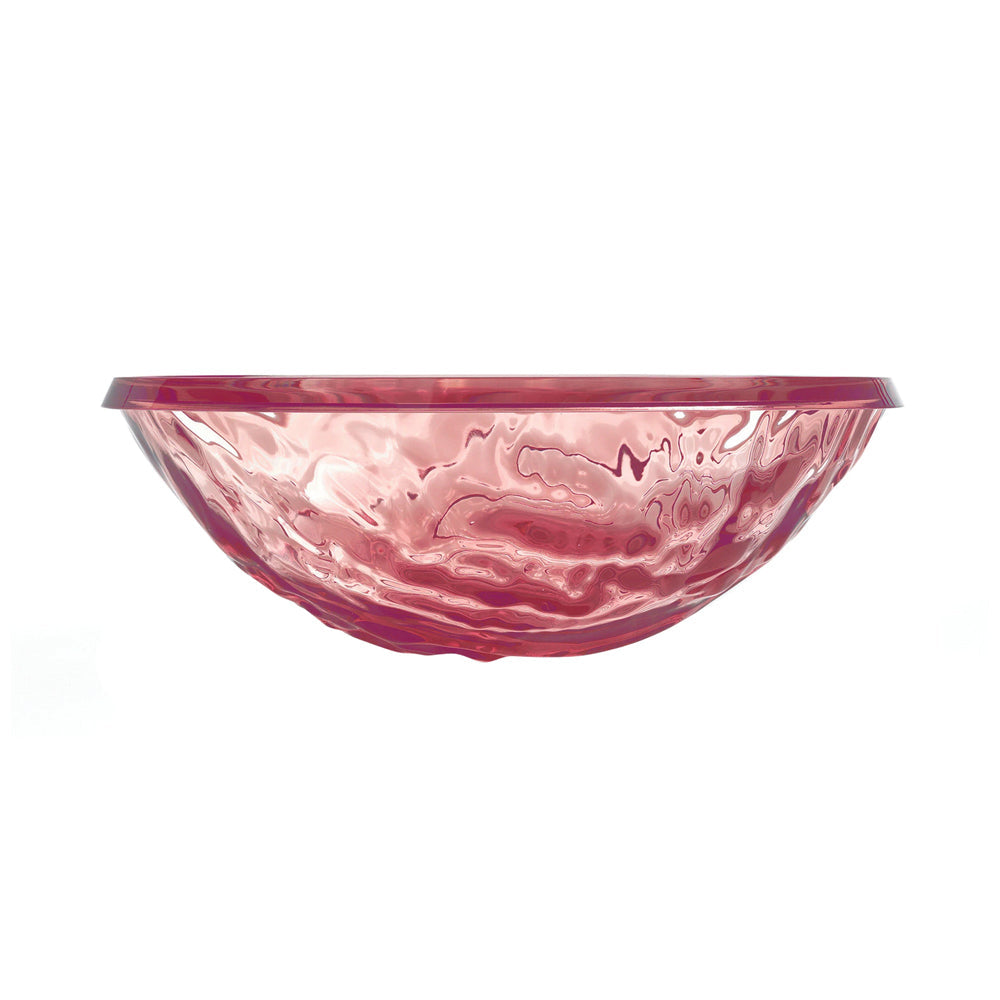 Moon Bowl bowls Kartell Transparent Pink