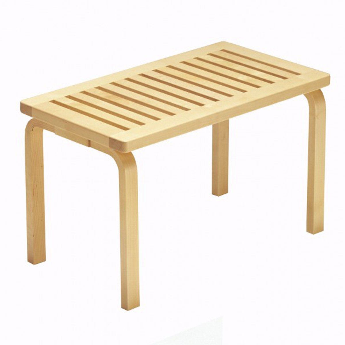 Bench 153A Benches Artek 153B: 28.5" L - Natural Birch Lacquer