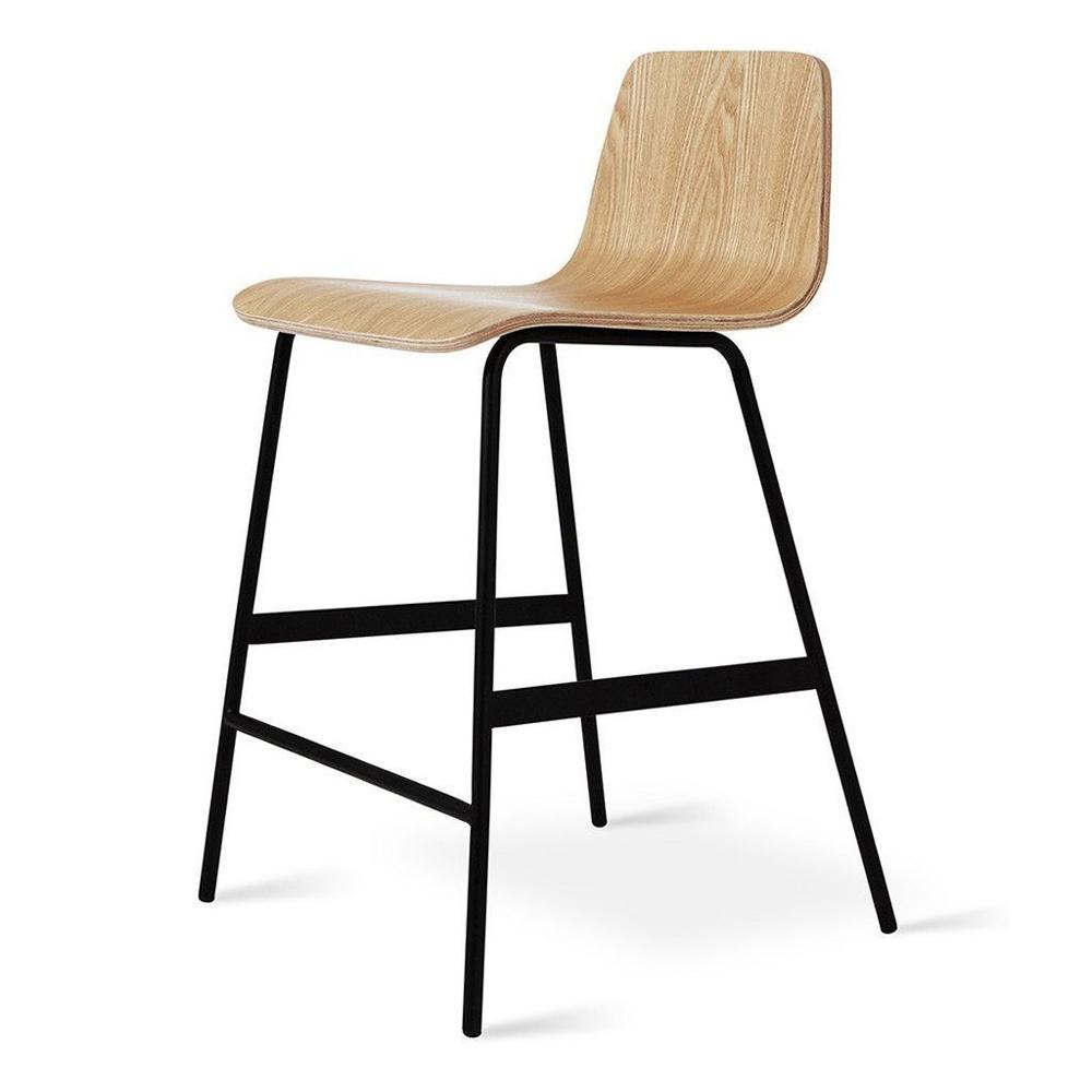 Lecture Stool stool Gus Modern Counter Stool Natural Ash & Black