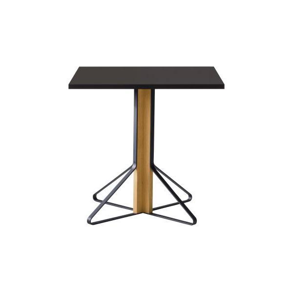 Kaari Table Square Tables Artek Black Linoleum / Table Top + $170