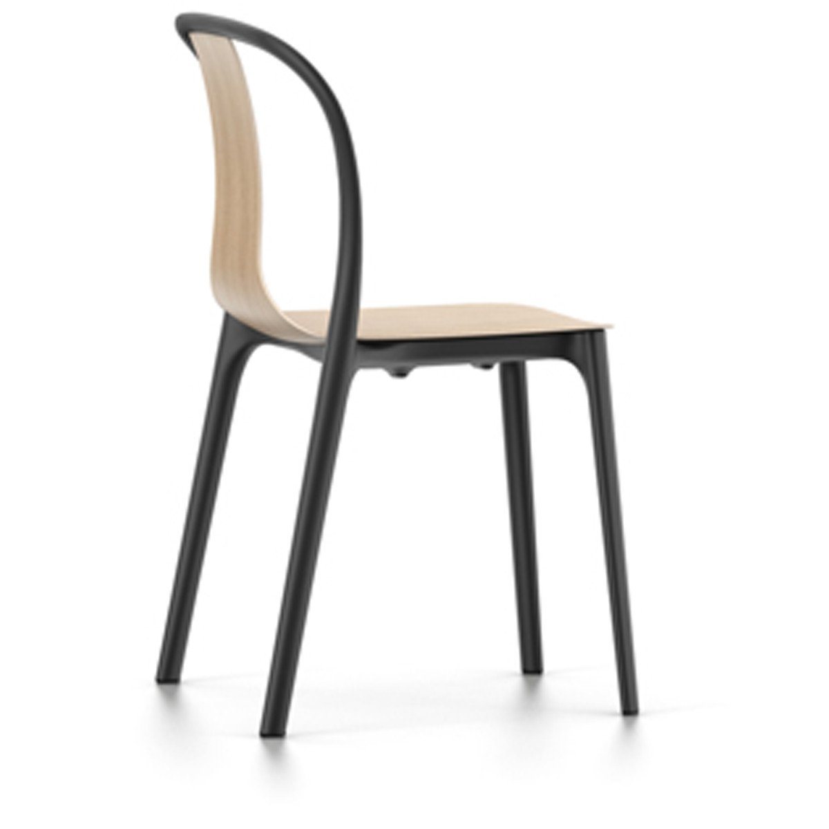 Belleville Side Chair Wood Side/Dining Vitra Natural oak with protective varnish