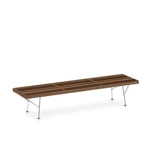 Nelson Bench Benches herman miller 72-inches Wide +$240.00 Metal Base +$100.00 Walnut Slat Finish +$740.00