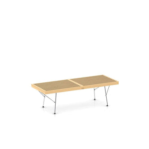 Nelson Bench Benches herman miller 48-inches Wide Metal Base +$100.00 Natural Maple Slat Finish
